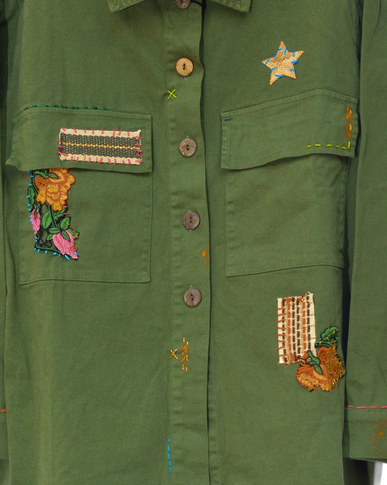 GIACCA CANVAS | VERDE MILITARE