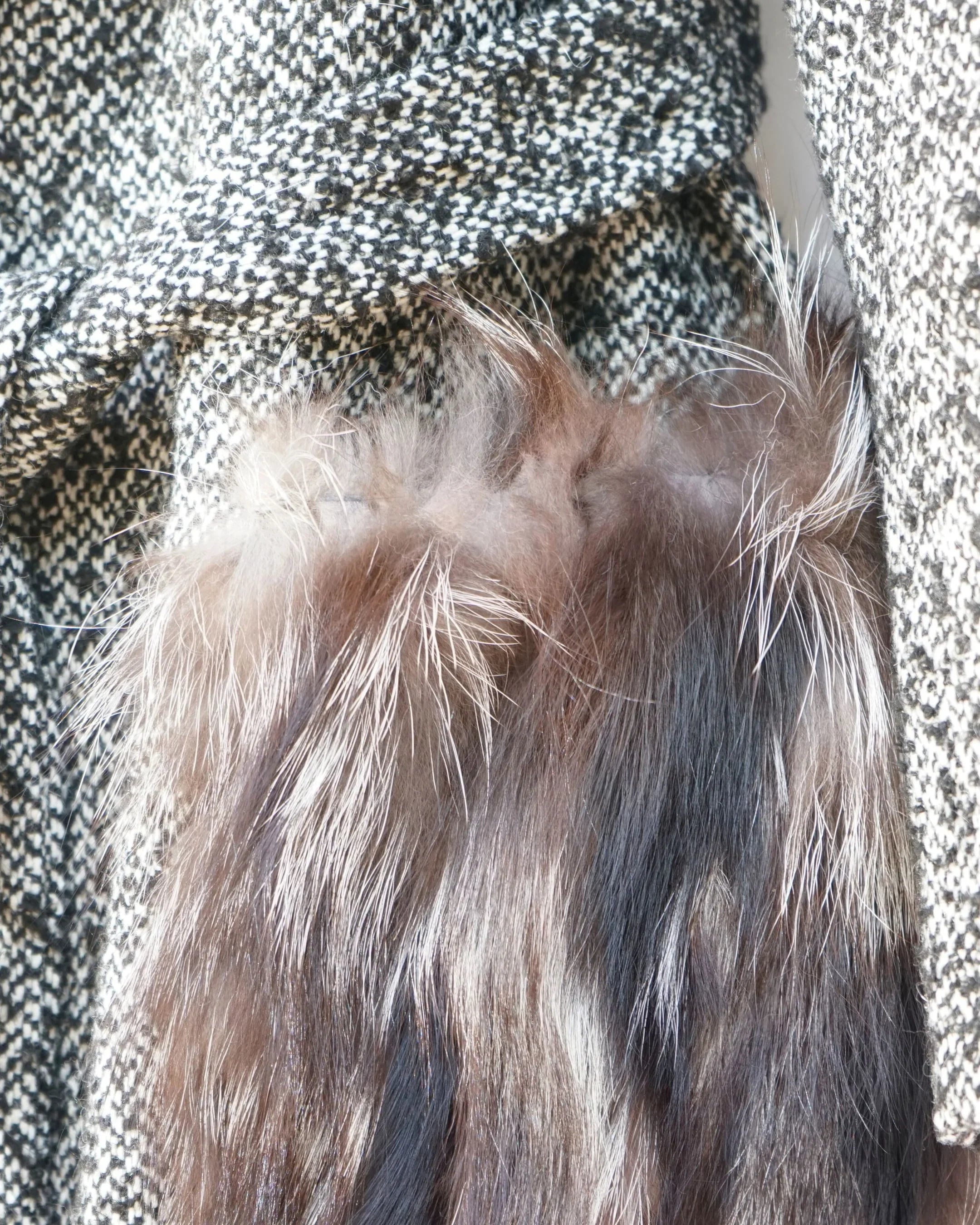 BOUCLE COAT -BORDEAUX