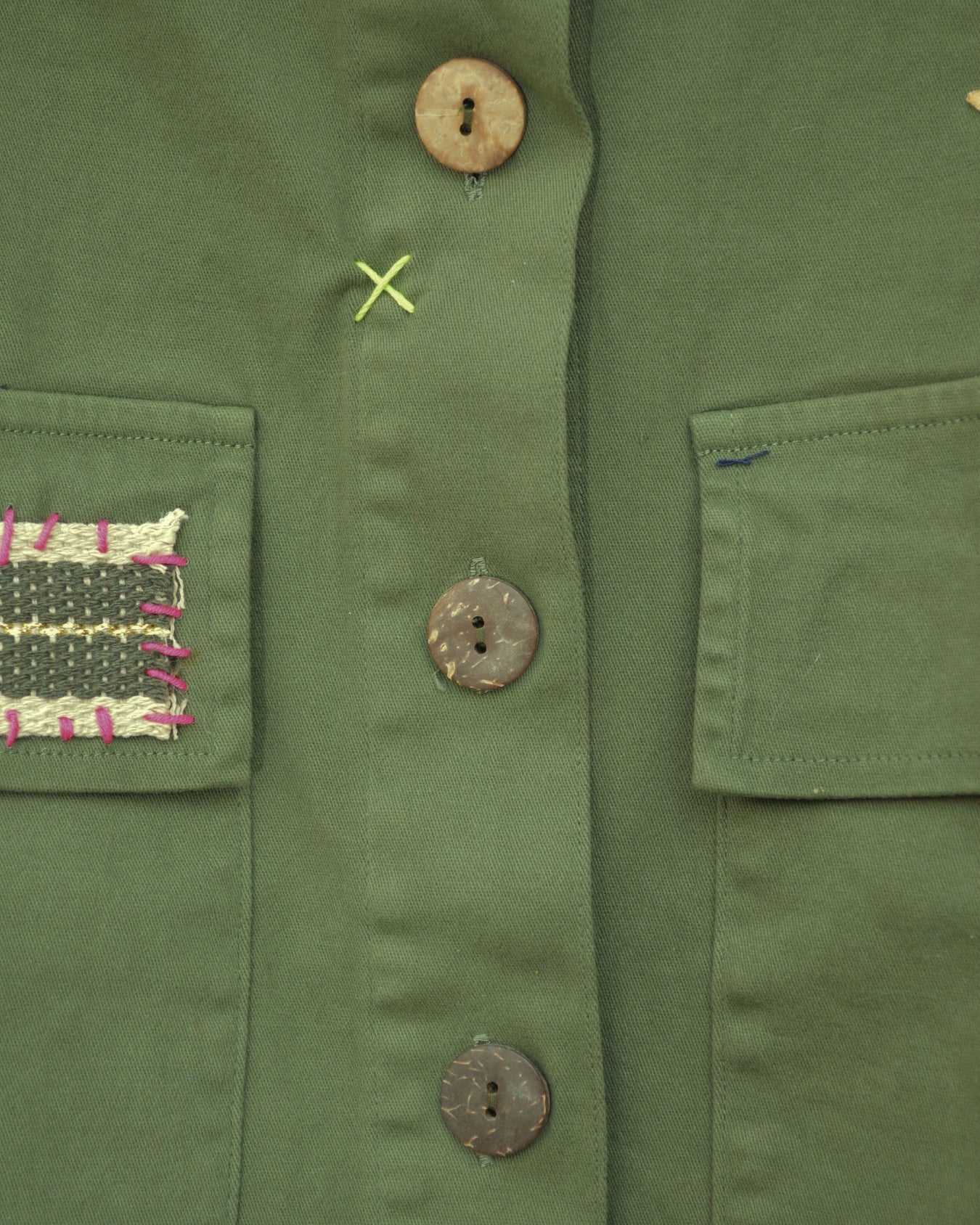 GIACCA CANVAS | VERDE MILITARE