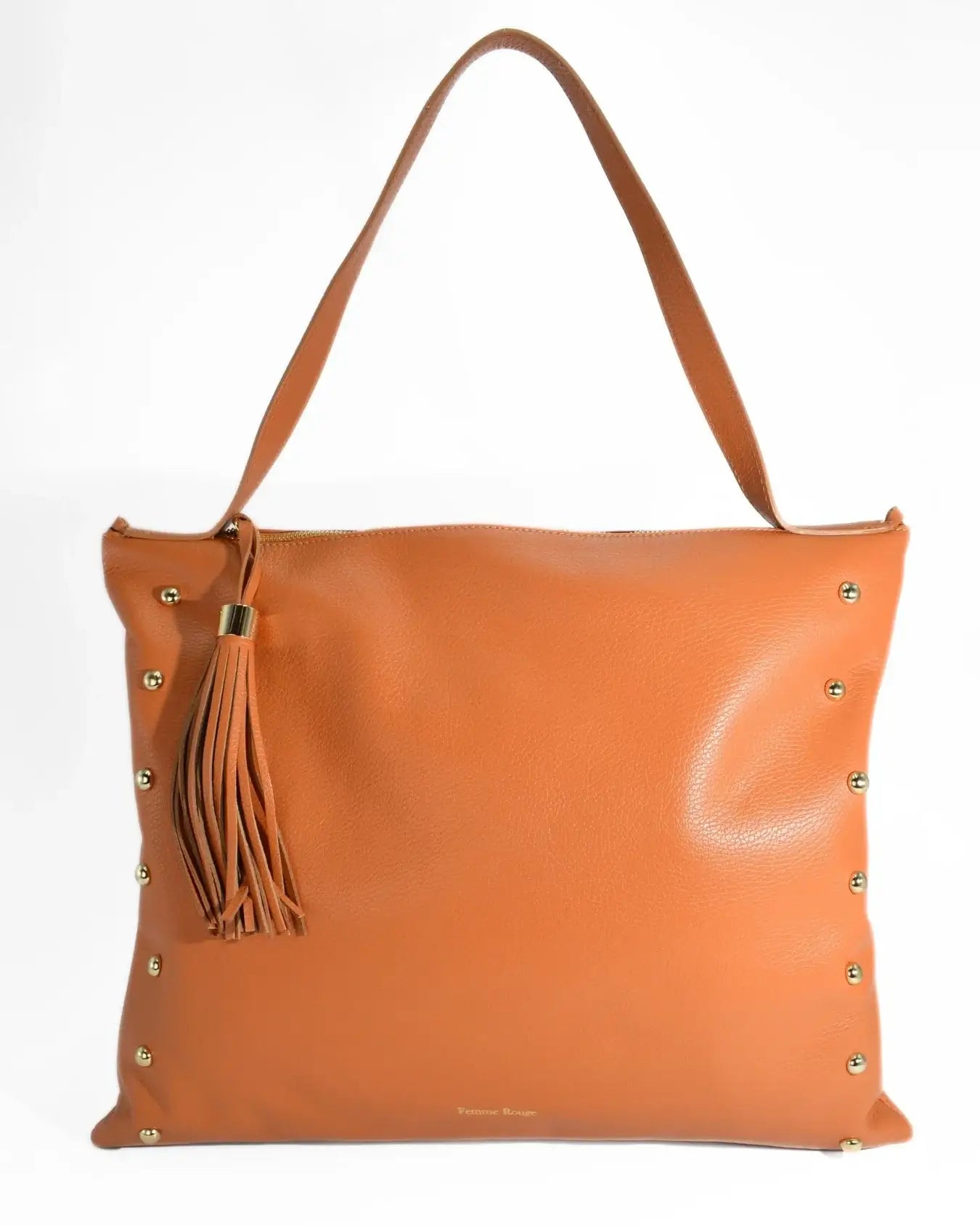 GAIA SHOPPER BAG | COGNAC