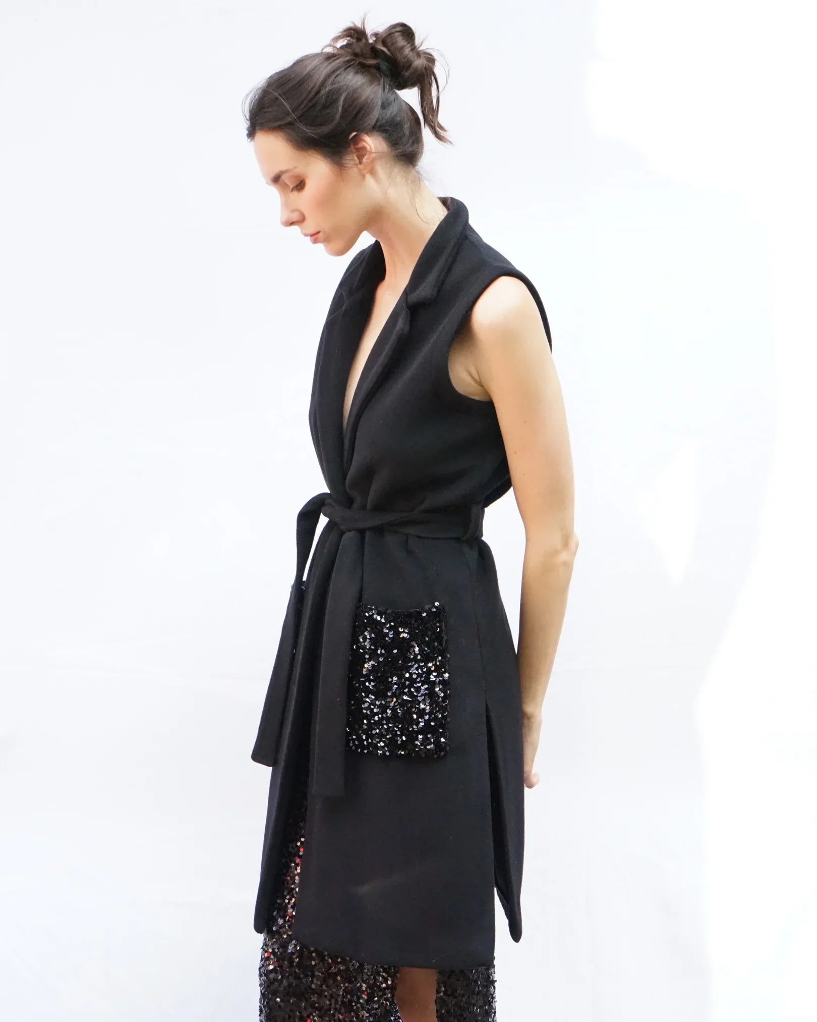 BOUCLE COAT -BORDEAUX