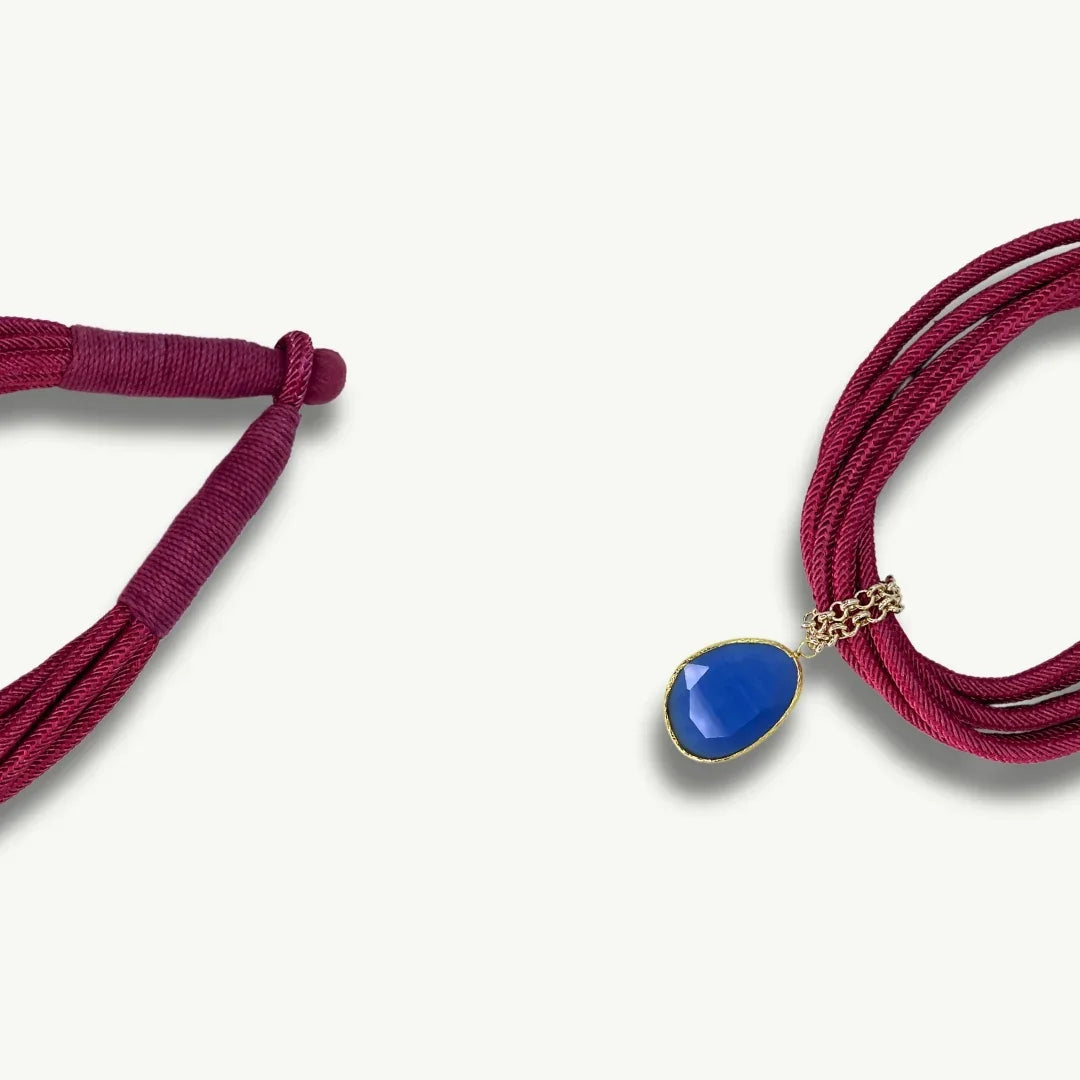 QUARTZ ROPE CHOKER