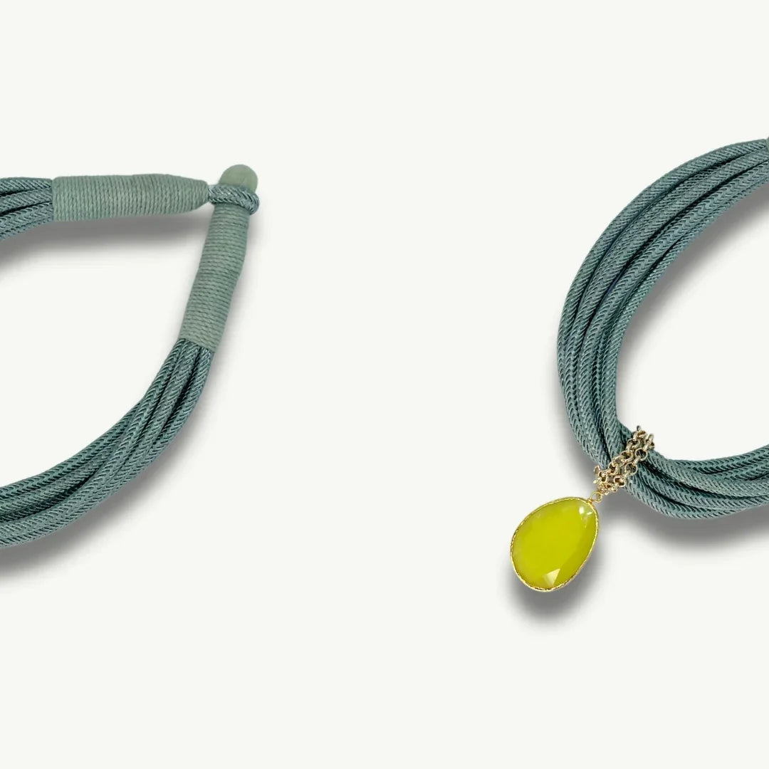 QUARTZ ROPE CHOKER