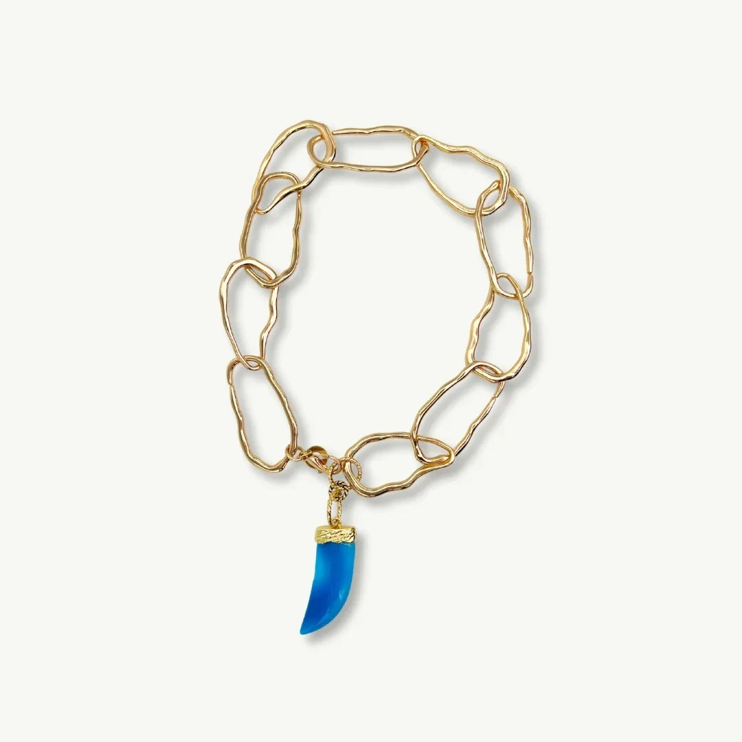 HORN CHOKER | FUCHSIA