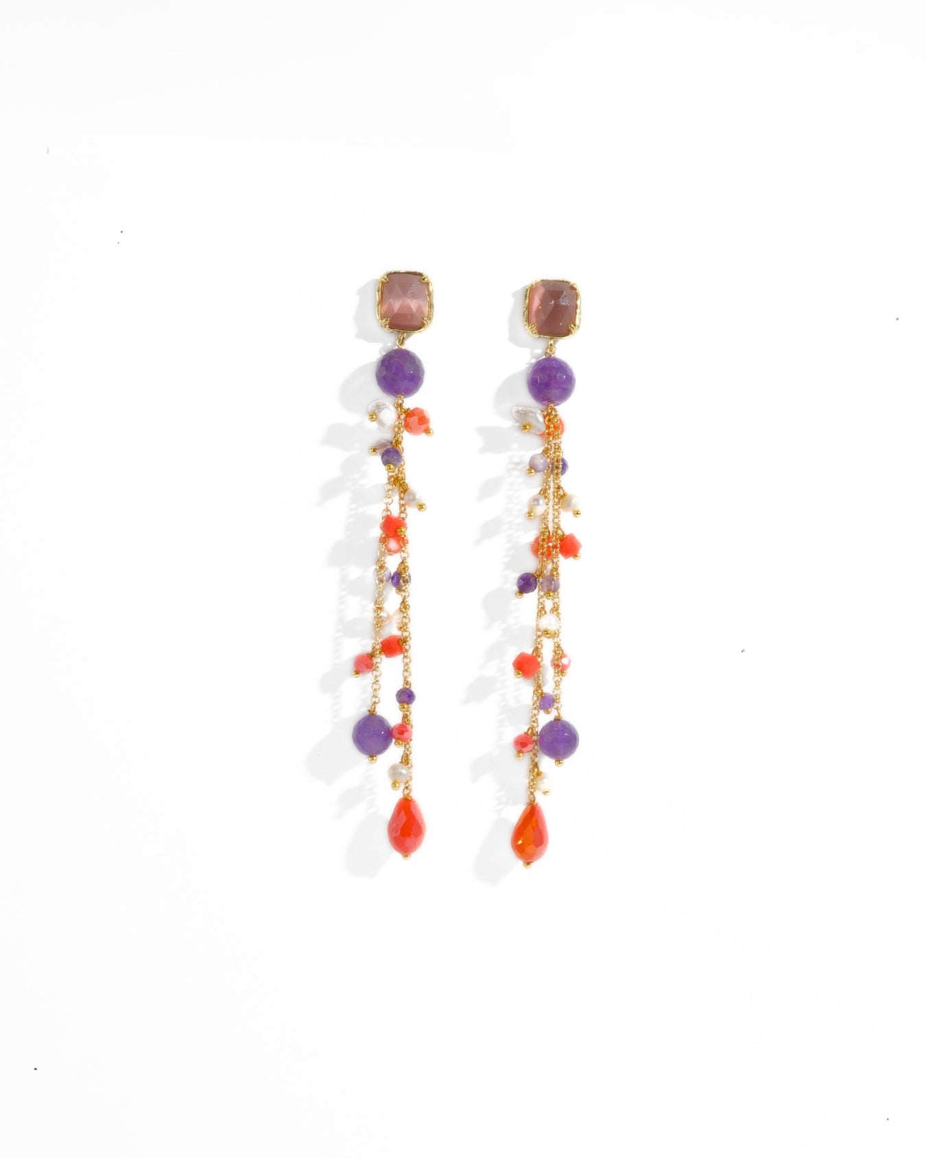 LONG MULTICOLOR EARRING