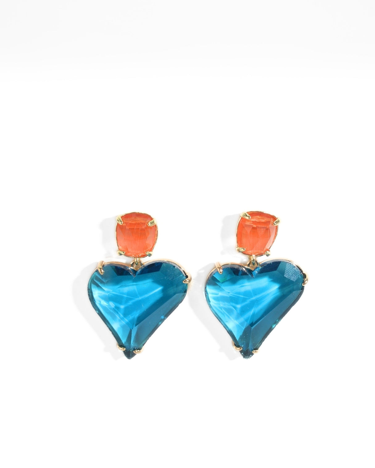 CIRCLE RHINESTONE EARRING | FUCHSIA