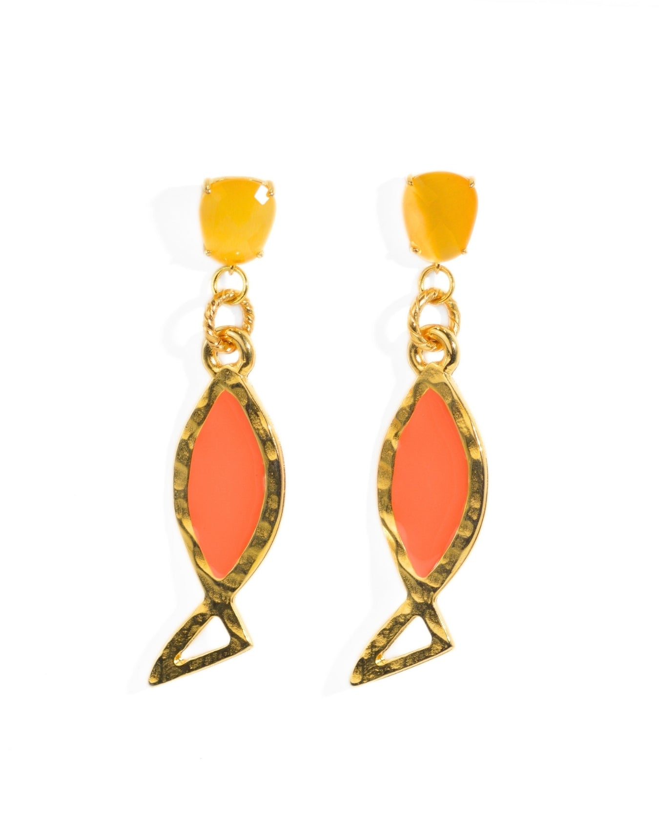 FISH COLOR EARRING