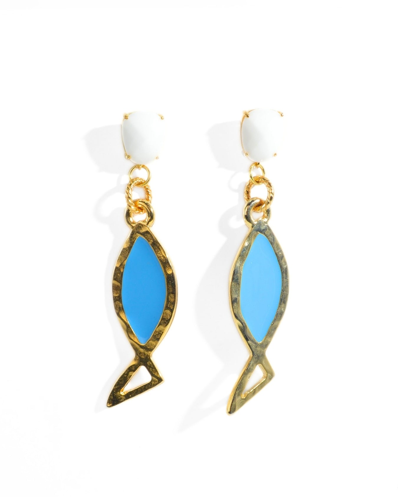 COLOR FISH EARRING | GREEN