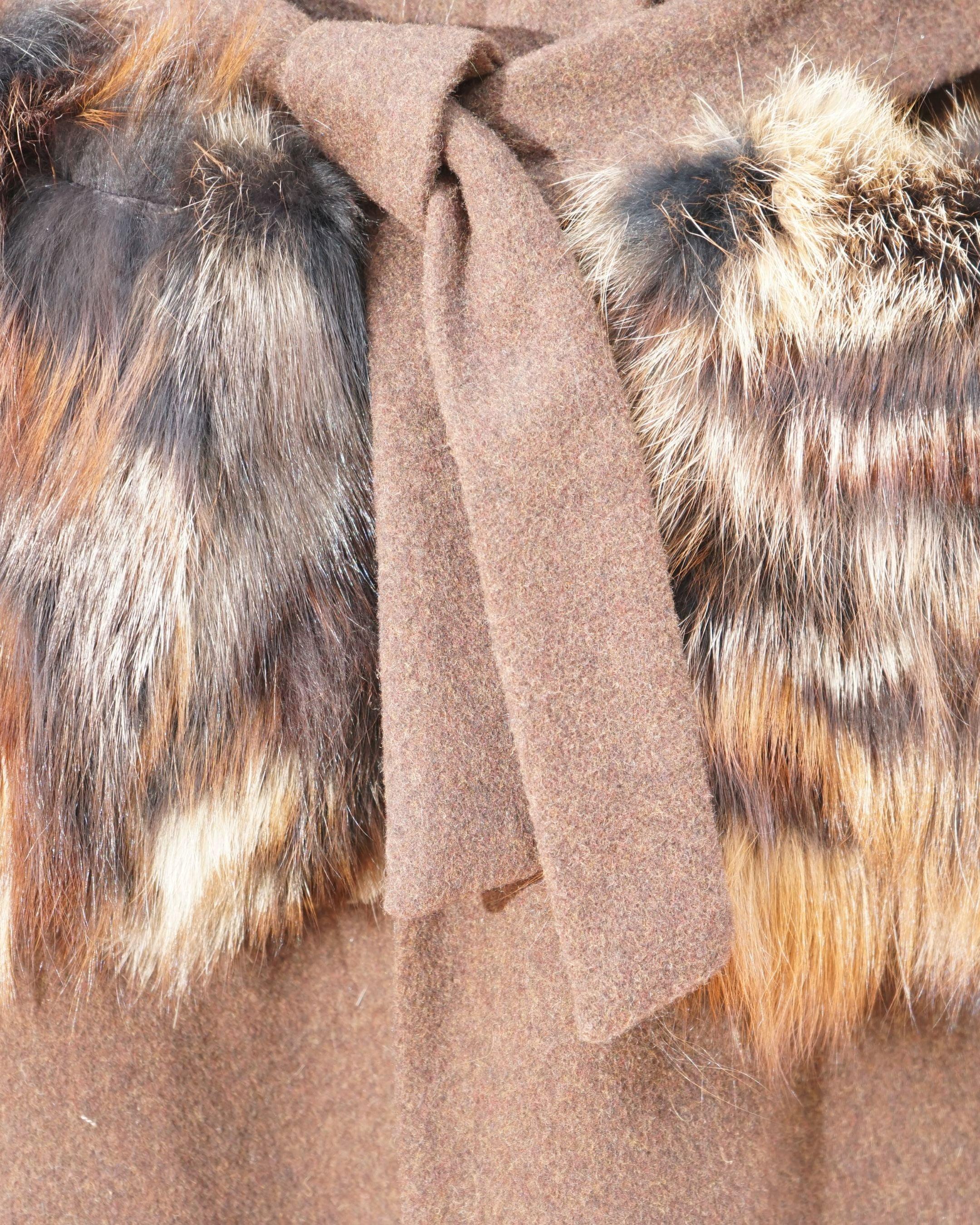 BOUCLE COAT -BORDEAUX