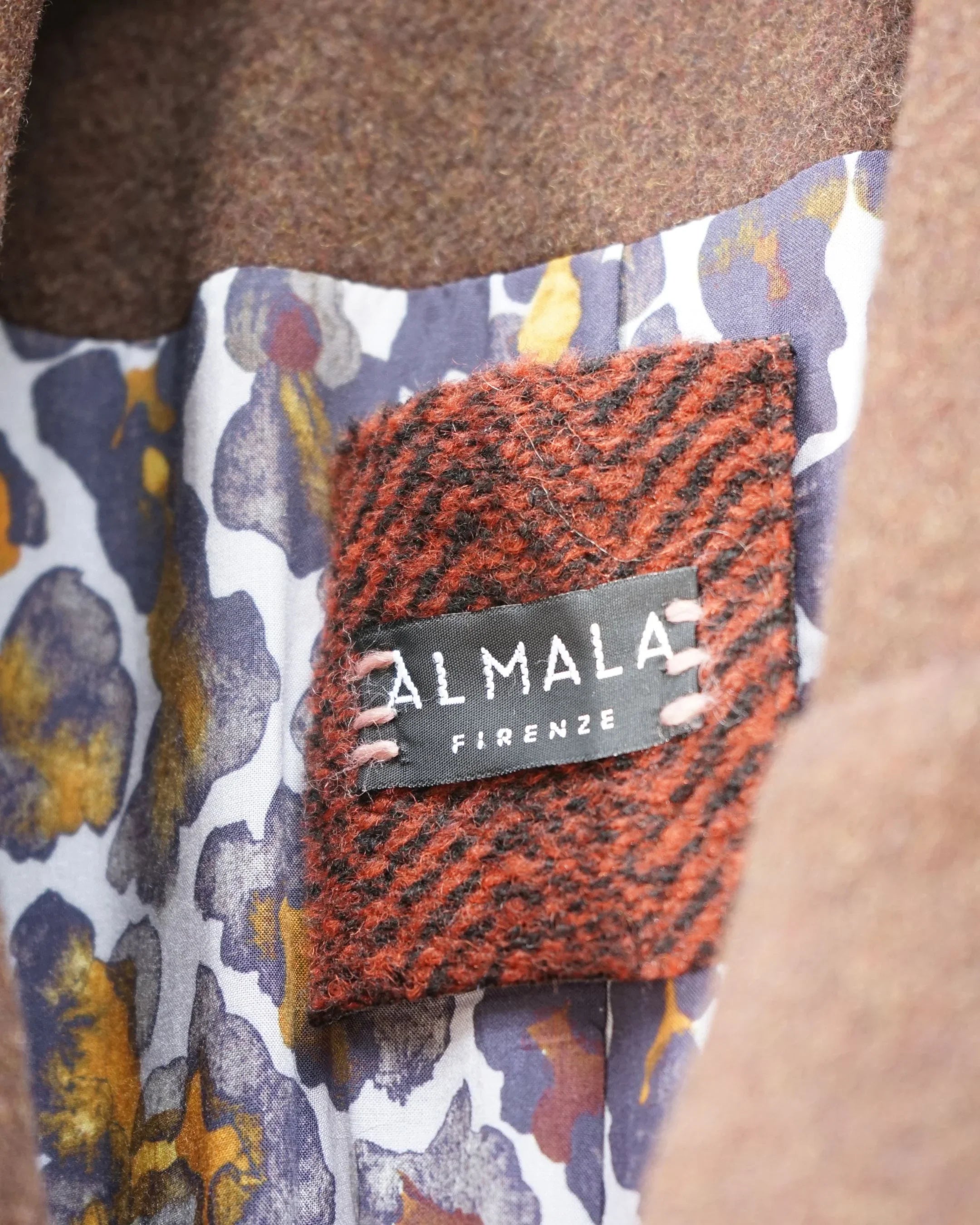 BOUCLE COAT -BORDEAUX