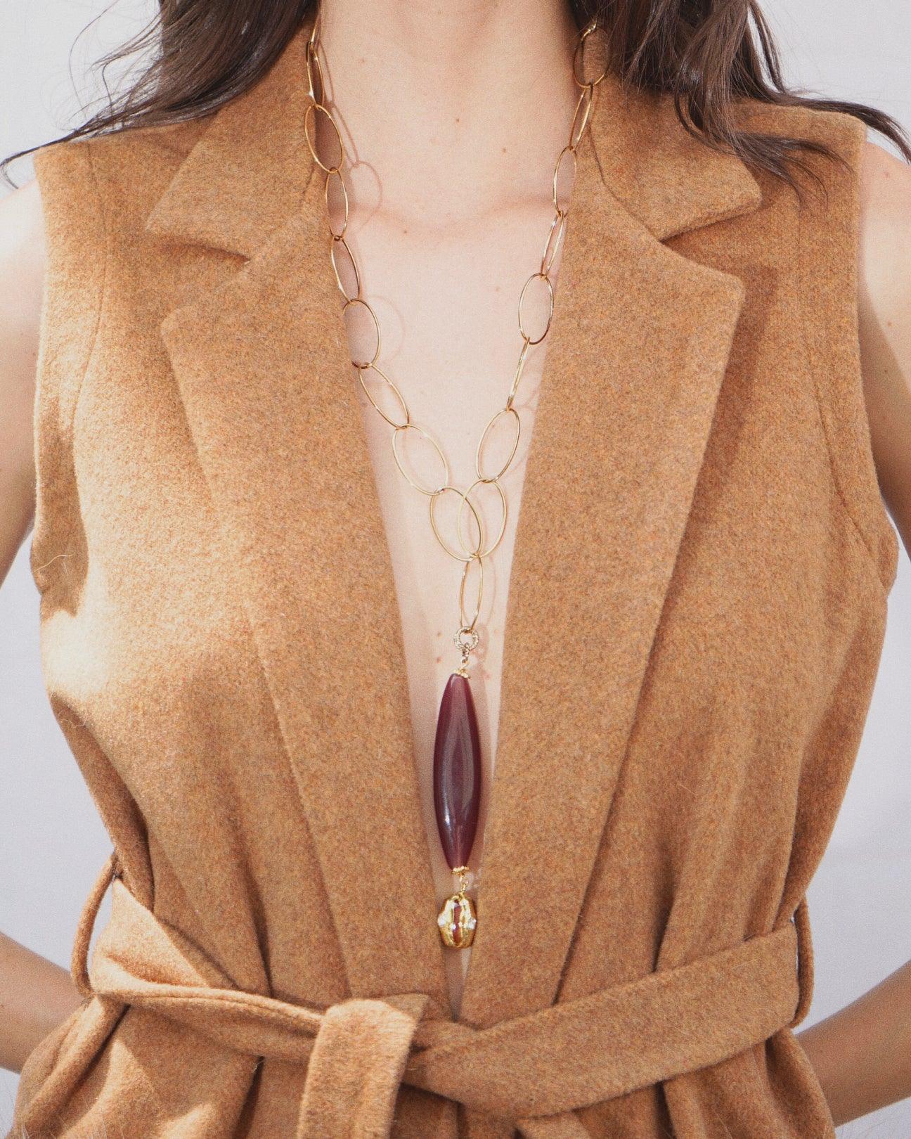 LUX QUARTZ NECKLACE