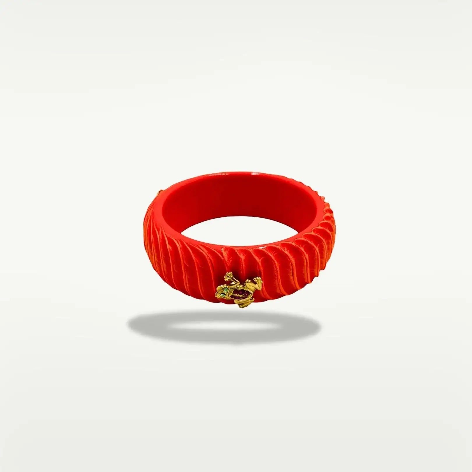BRACCIALE ACETATE FROG | ARANCIONE - Almala