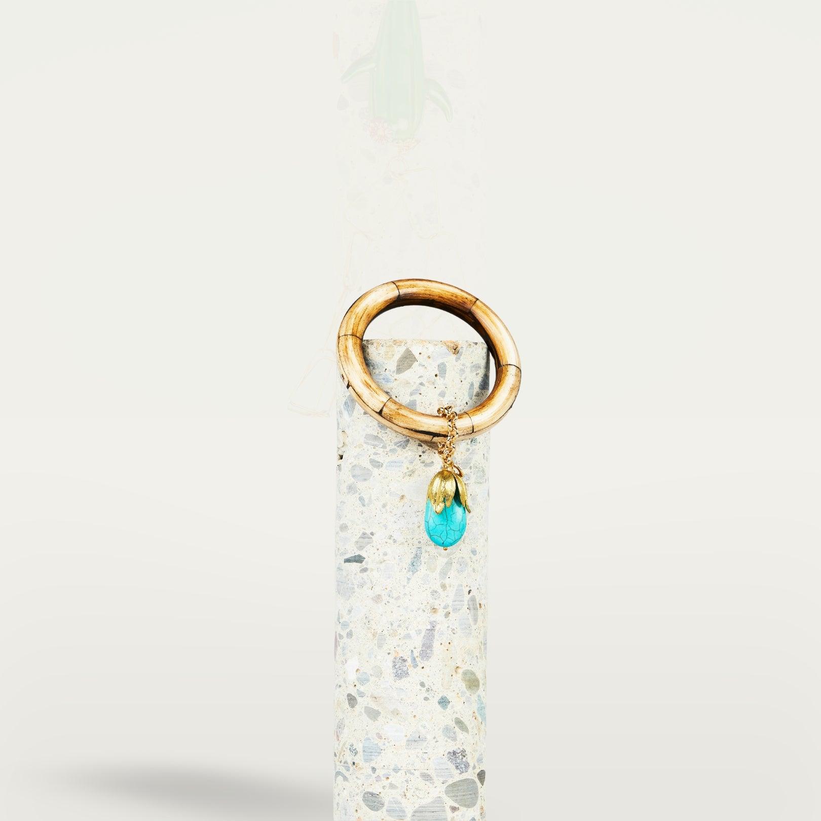 BRACCIALE DROP STONE NATURAL | TURCHESE - Almala