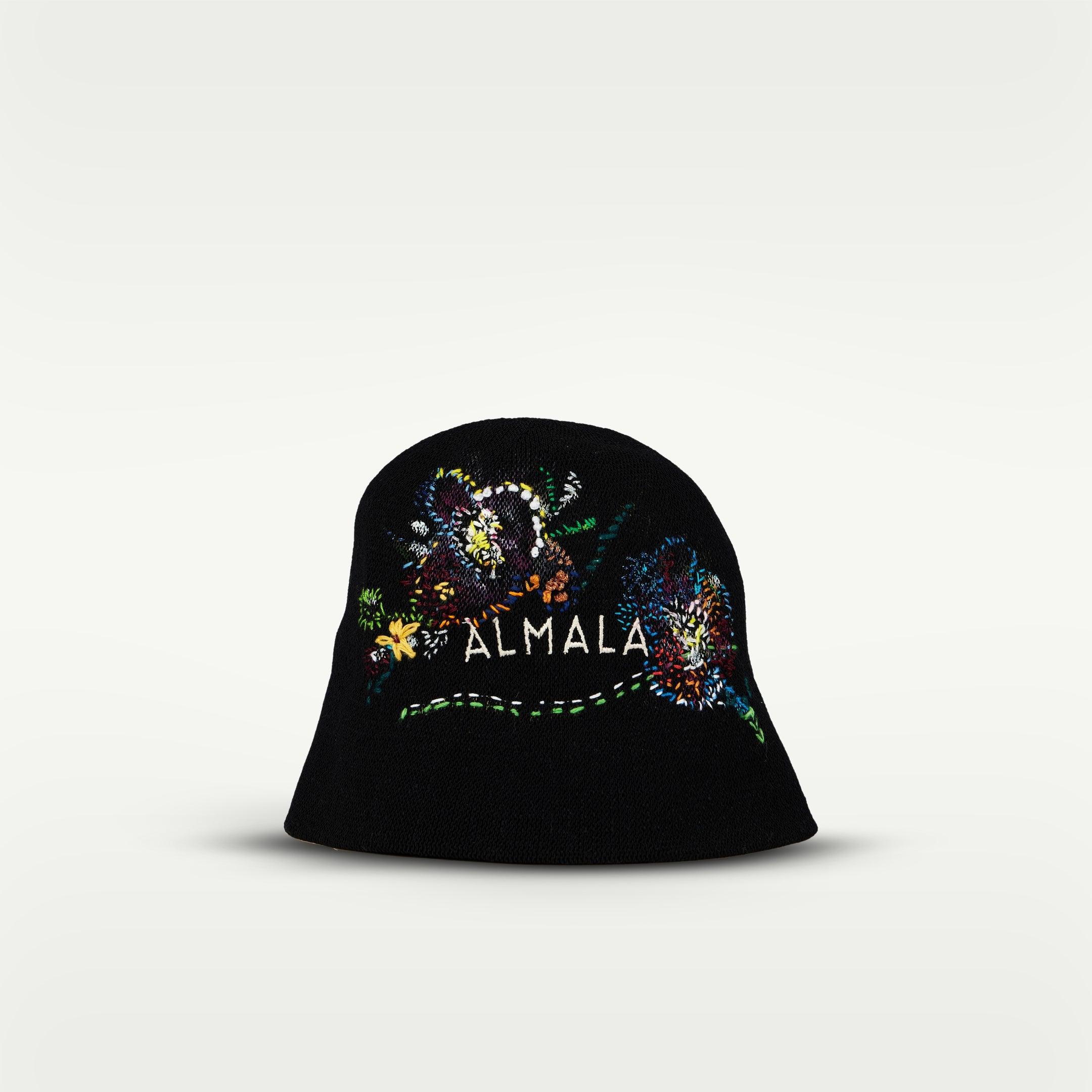 CAPPELLO RICAMO | NERO - Almala