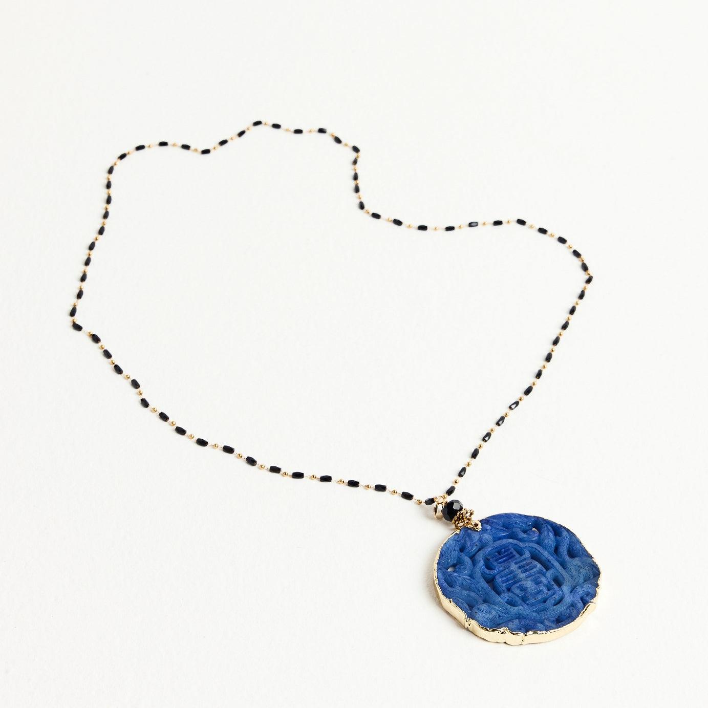 COLLANA GIADA | BLU - Almala