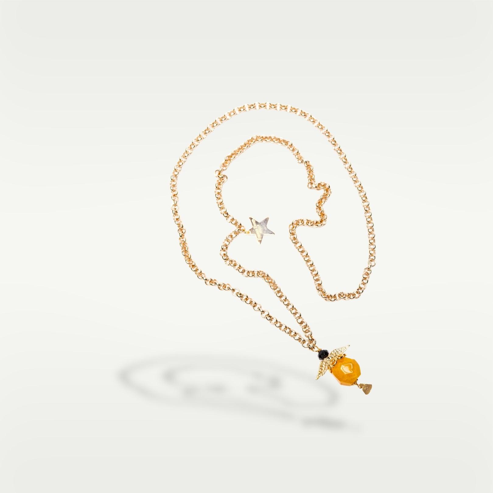 COLLANA STONE ANGEL | GIALLO - Almala