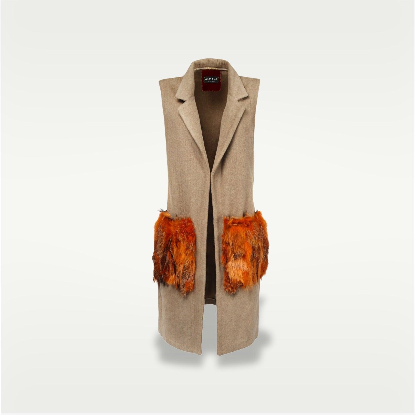GILET | AVORIO/RUGGINE - Almala