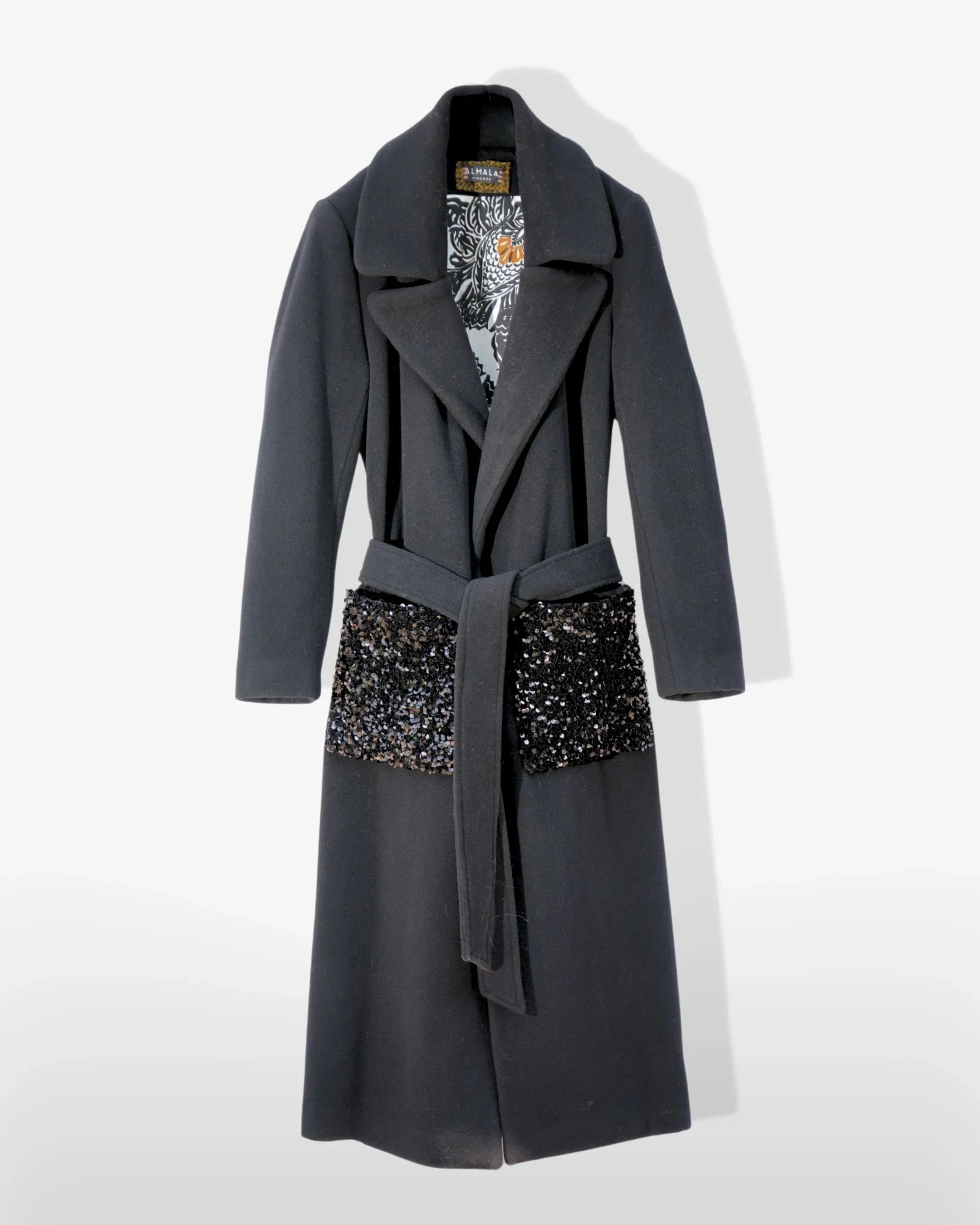 BOUCLE COAT -BORDEAUX