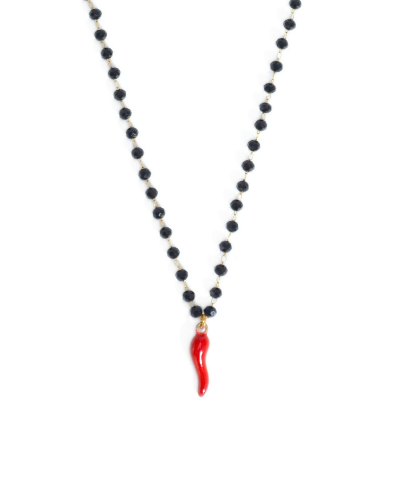 STONE ROSARY NECKLACE