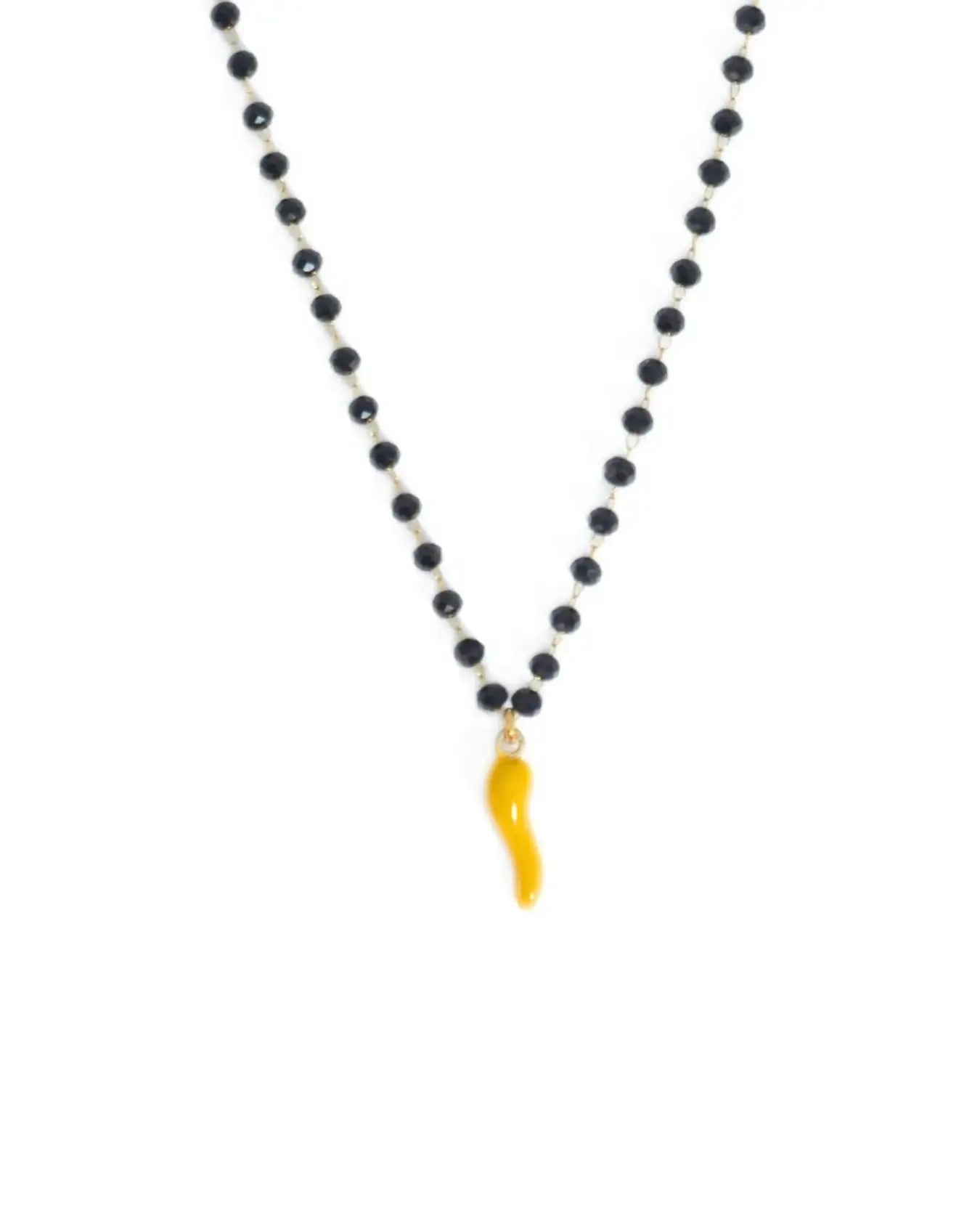 STONE ROSARY NECKLACE
