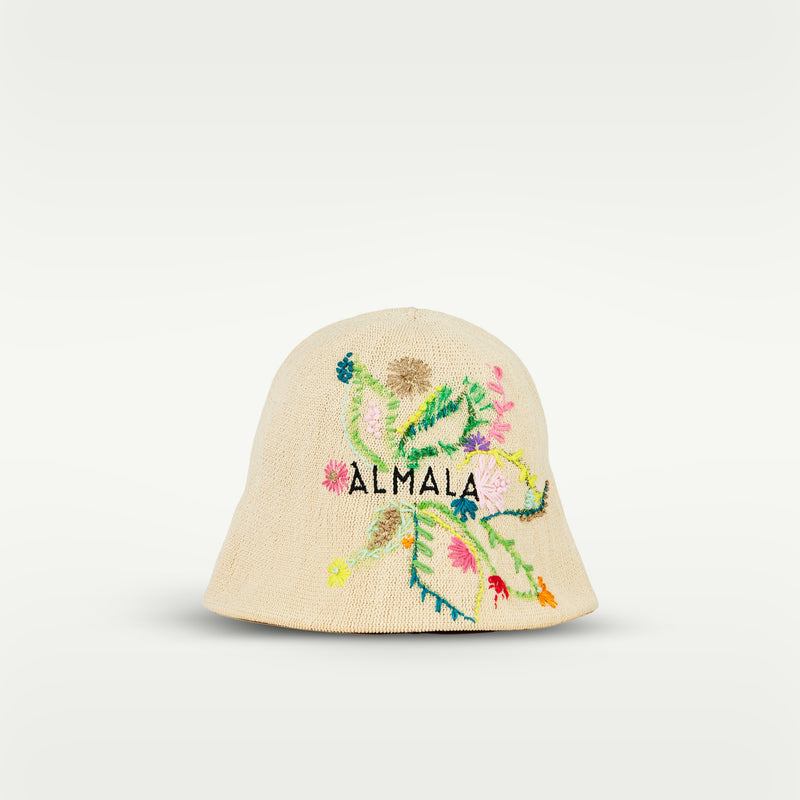 EMBROIDERY HAT | NATURAL