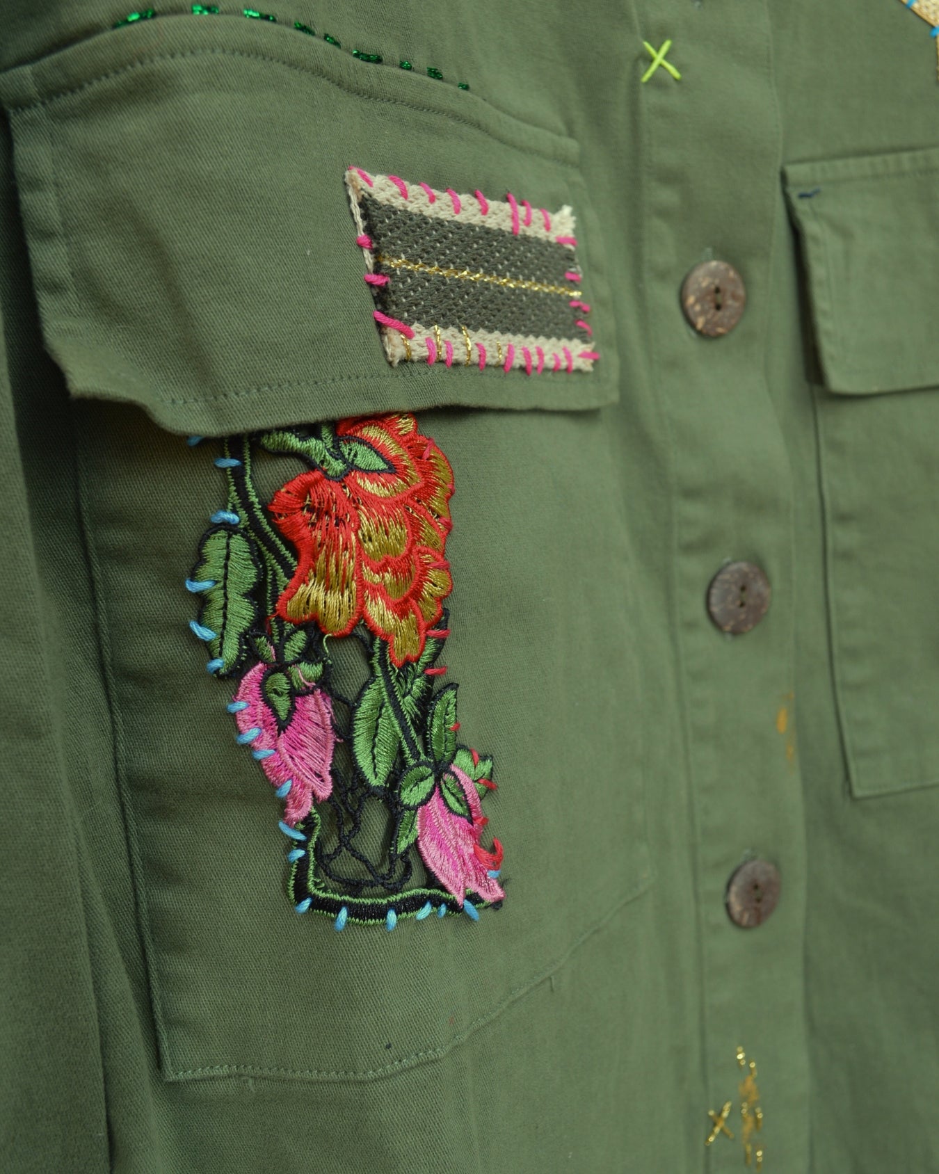 GIACCA CANVAS | VERDE MILITARE