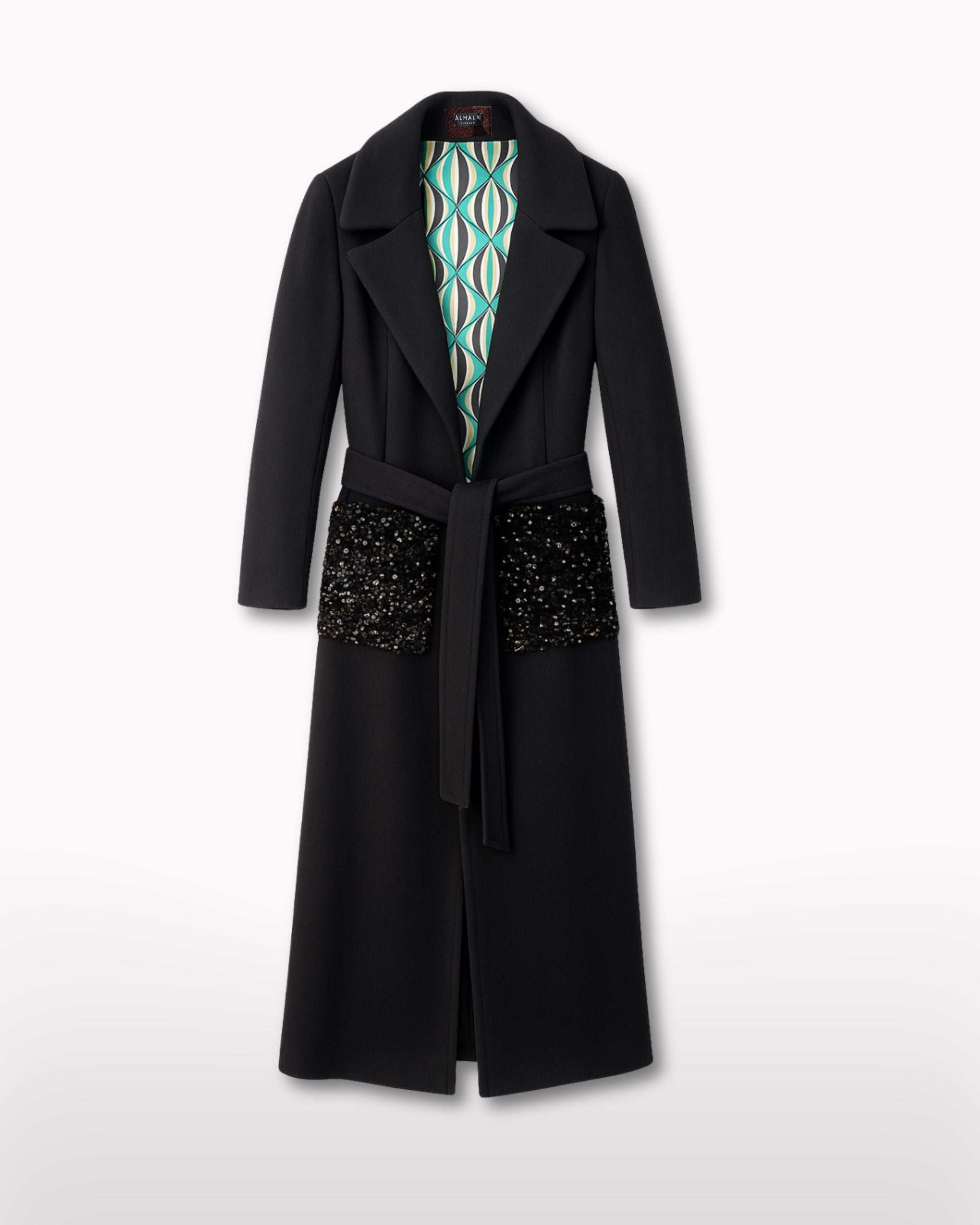 BOUCLE COAT -BORDEAUX