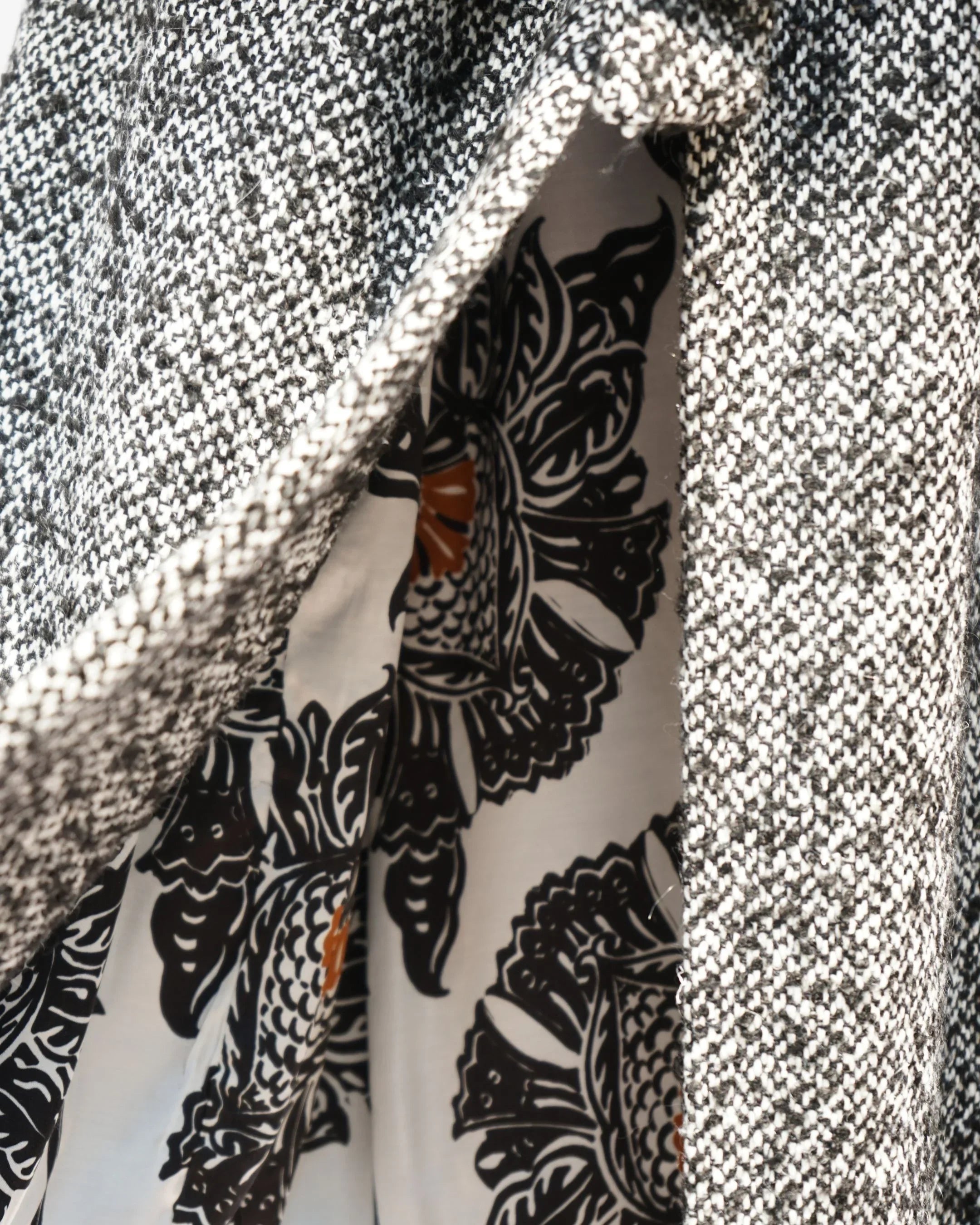 BOUCLE COAT -BORDEAUX
