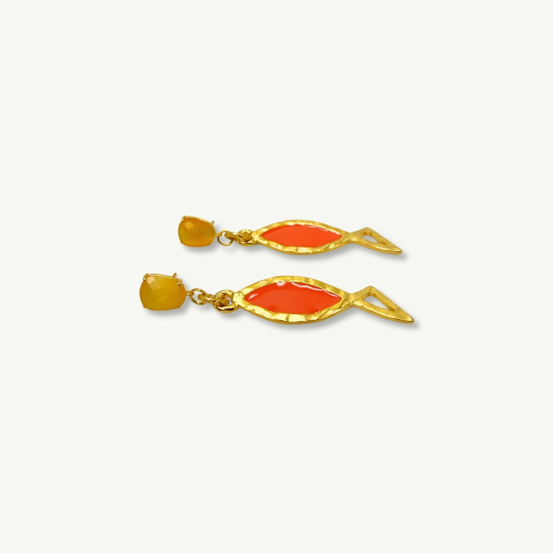 FISH COLOR EARRING 