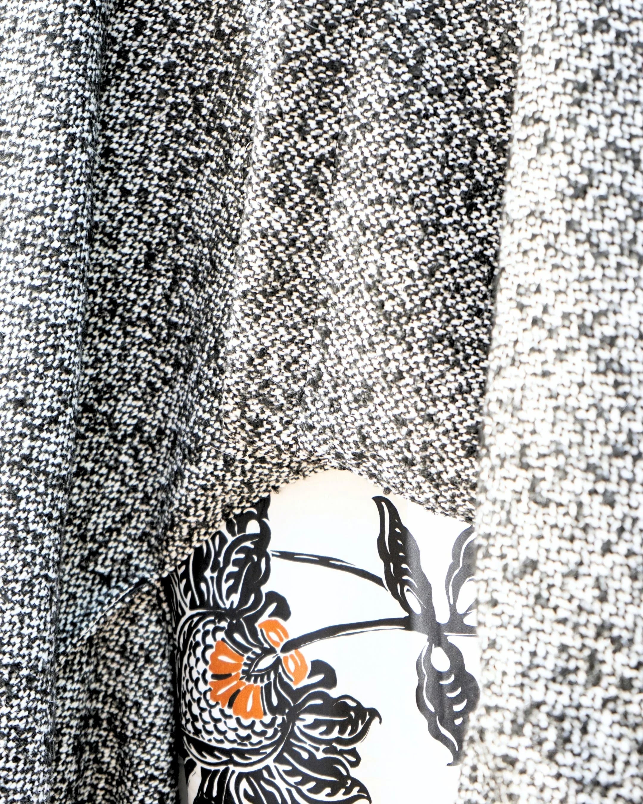 BOUCLE COAT -BORDEAUX