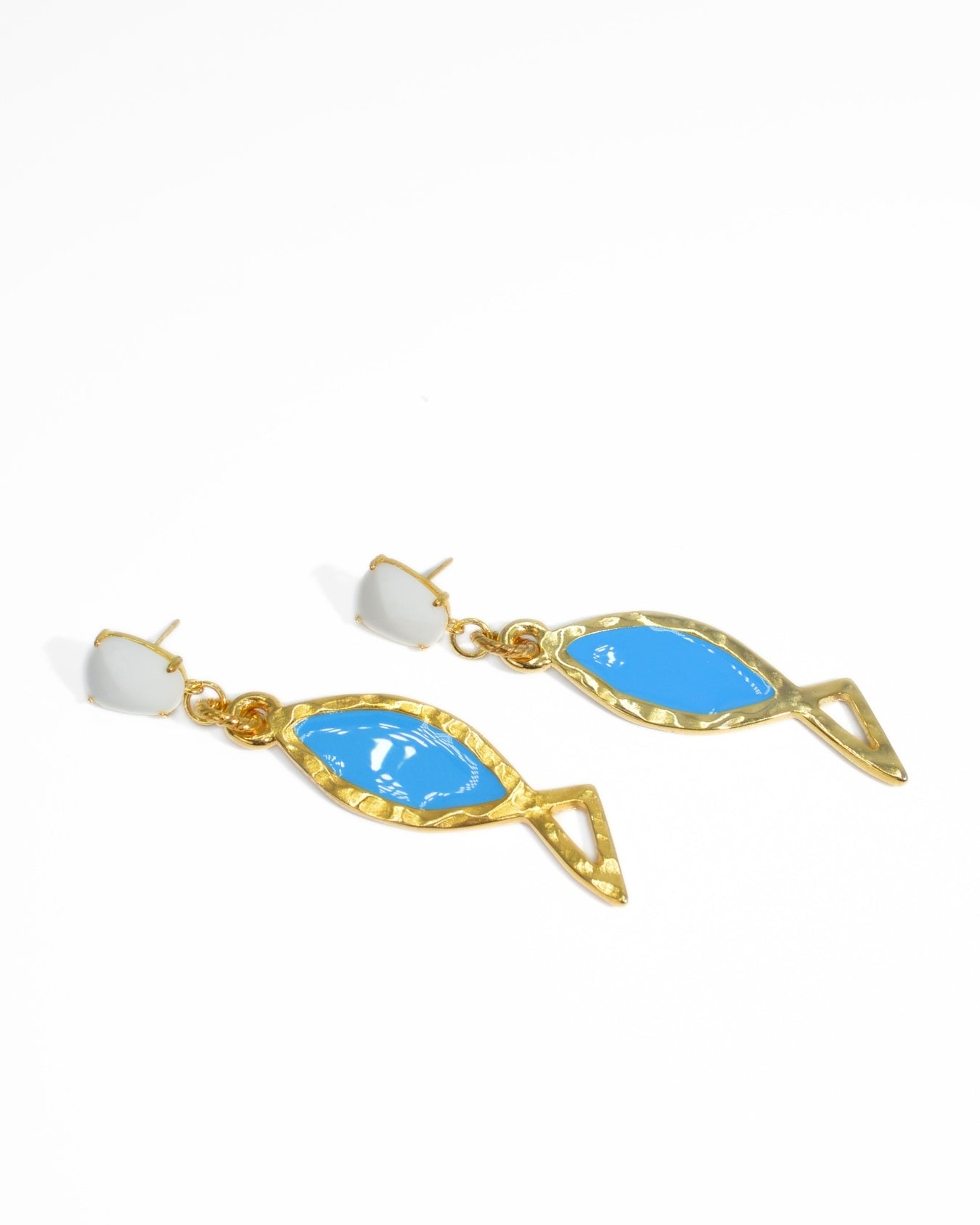 COLOR FISH EARRING | GREEN