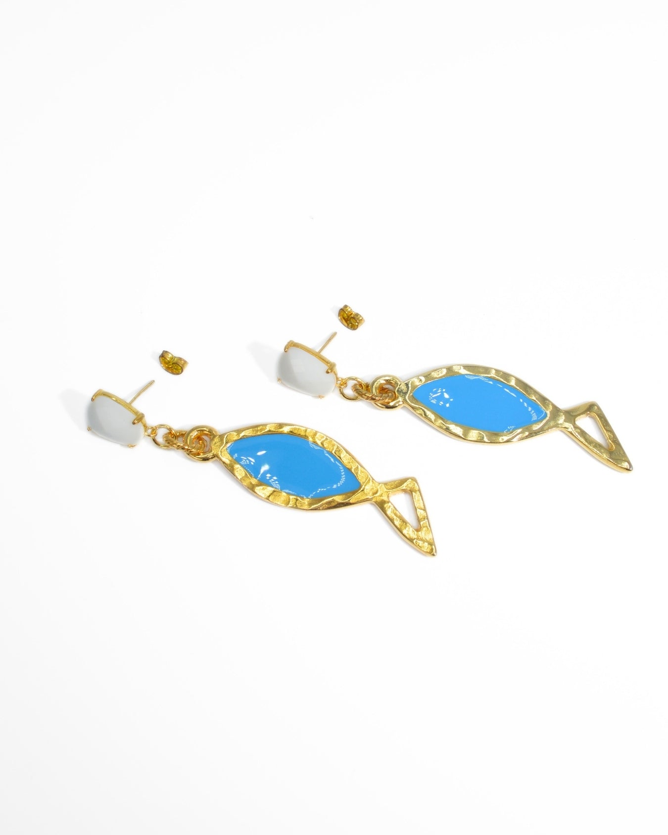 COLOR FISH EARRING | GREEN
