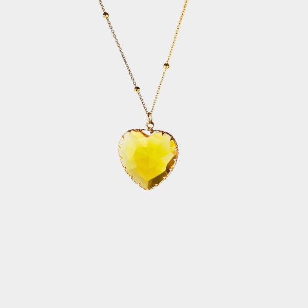 SACRED HEART CHOKER | YELLOW