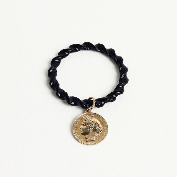 COIN BRACELET | BLACK