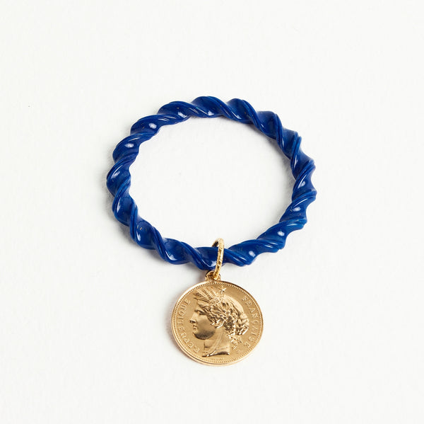 COIN BRACELET | BLUE