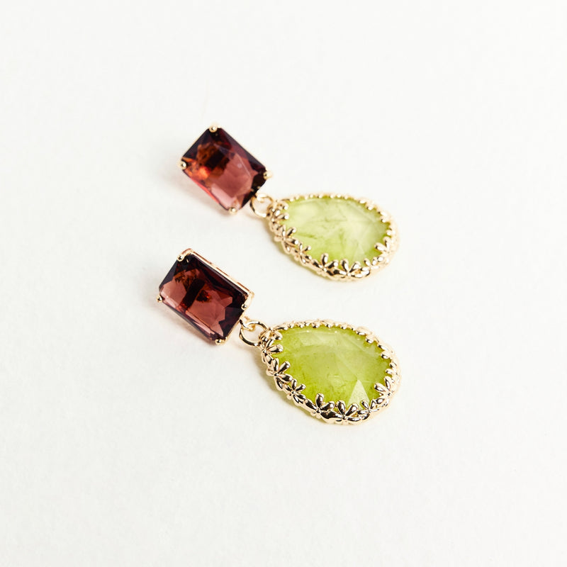 LUX EARRING - LIME